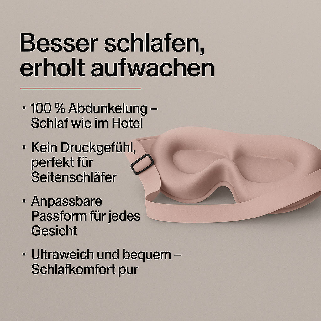 TripSnugz - Premium Schlafmaske